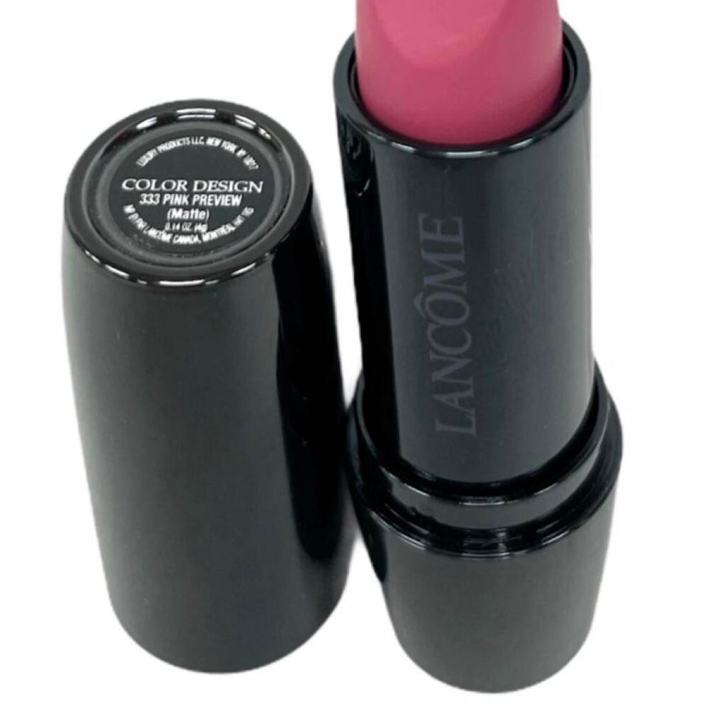 Lancôme Color Design Pink Preview Matte lipstick